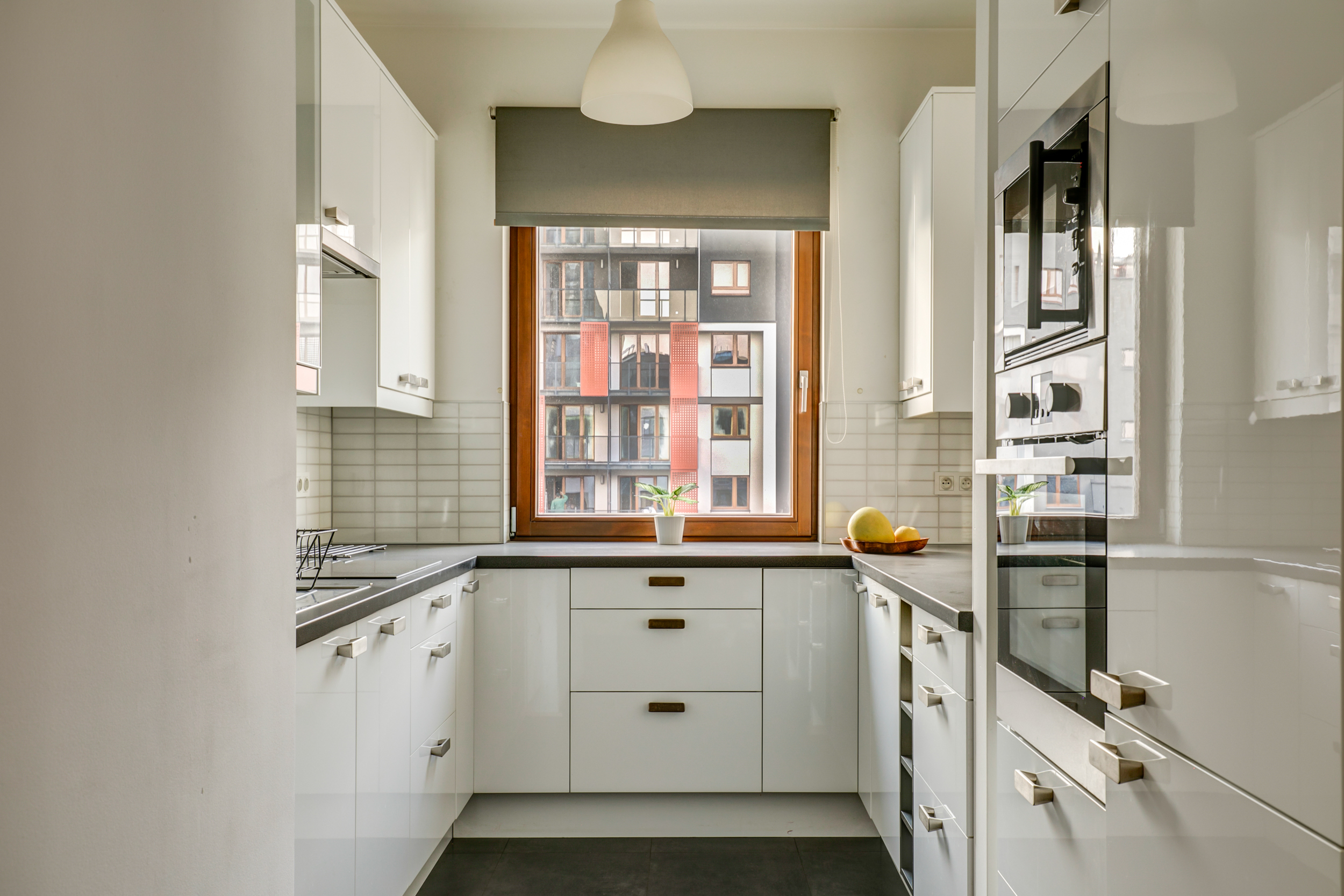 Zdjęcie architektury mieszkania przedstawiające kuchnię